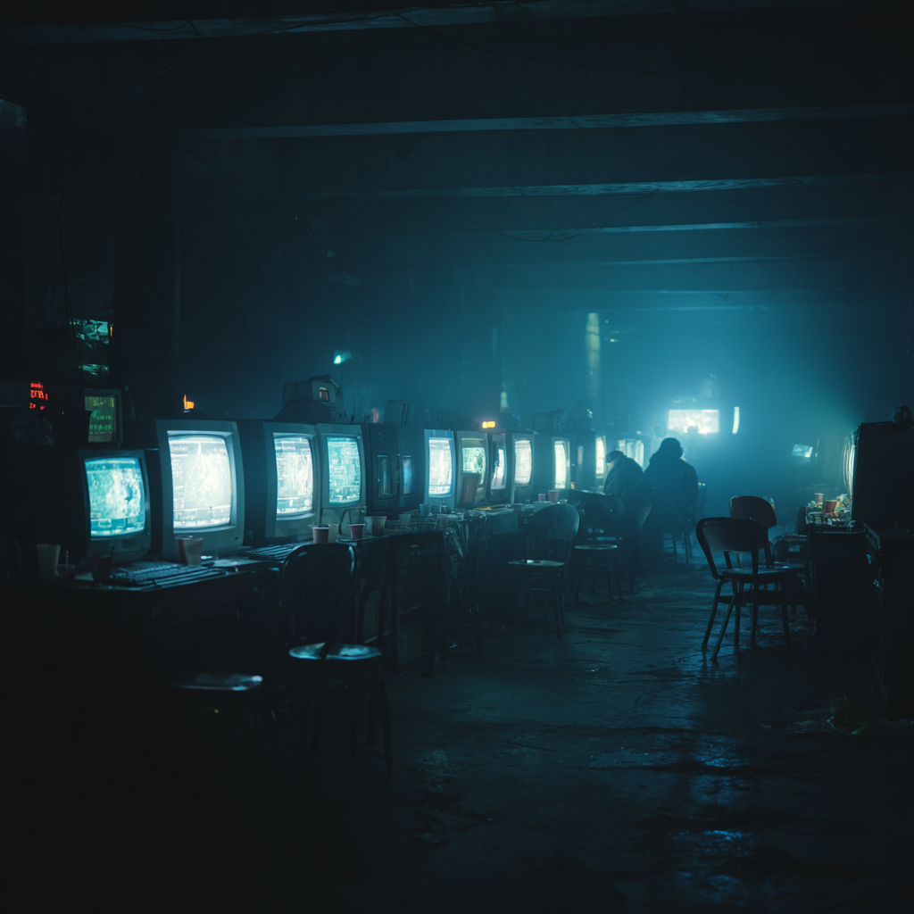 凌晨4点的网吧